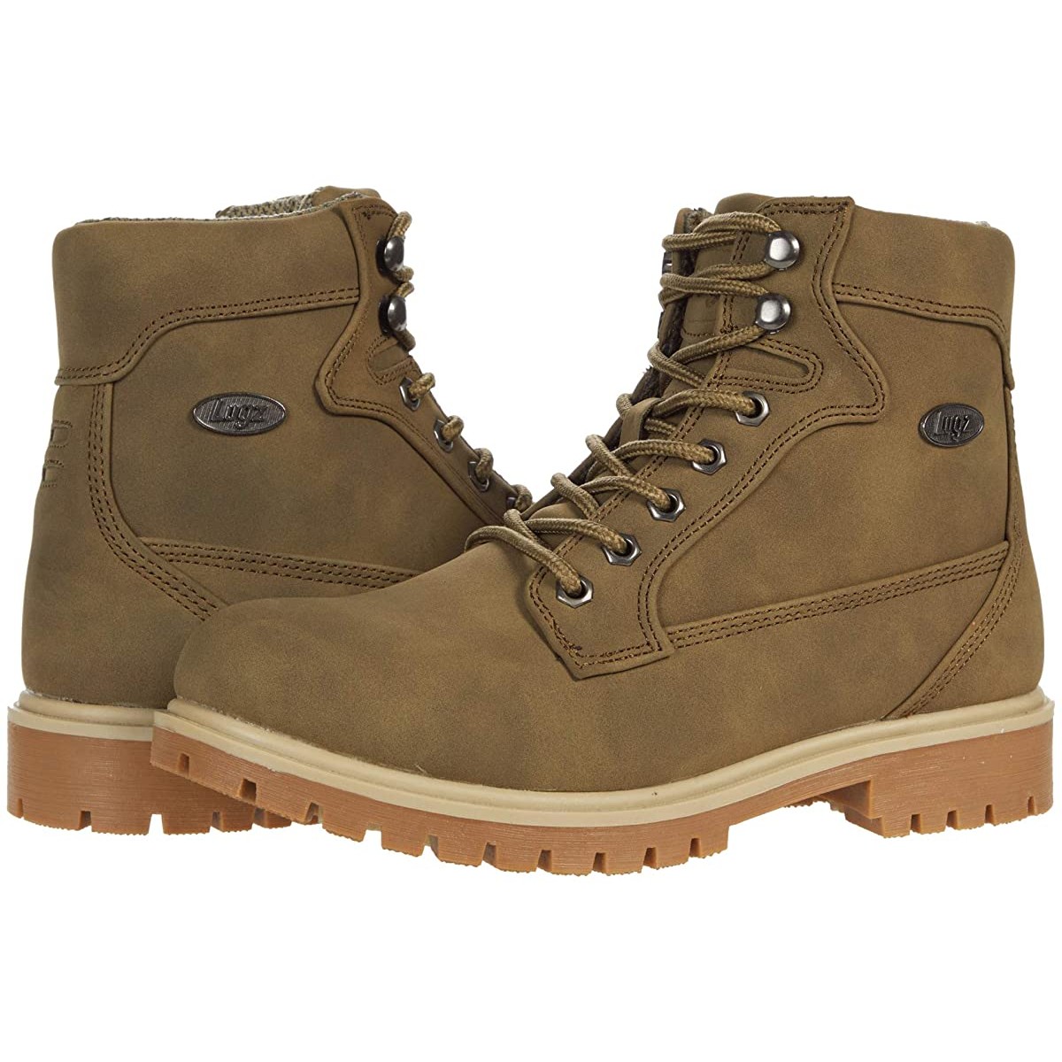 

Ботинки Lugz Mantle Hi Olive/Cream/Gum, 40.5