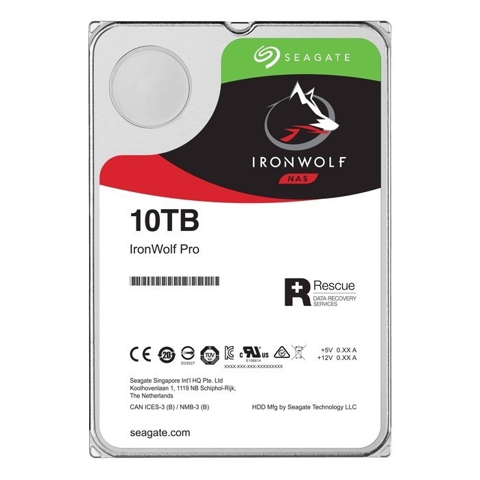 

Жесткий диск HDD SATA 10 TB Seagate IronWolf Pro NAS 7200rpm 256MB (ST10000NE0008)