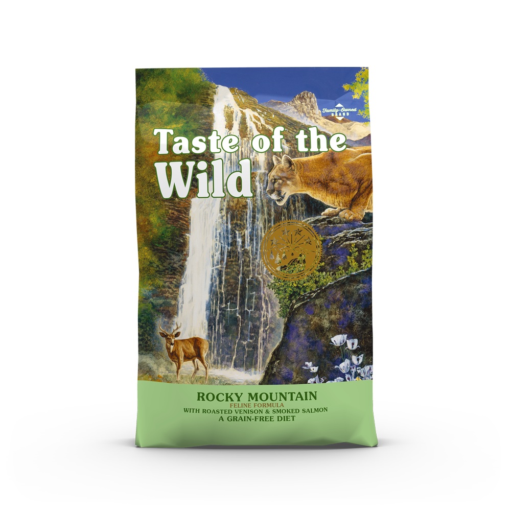 

Сухой корм для кошек всех пород и возрастов с косулей и лососем Rocky Mountain Feline Formula 2 кг Taste of the wild BGL-TW-09