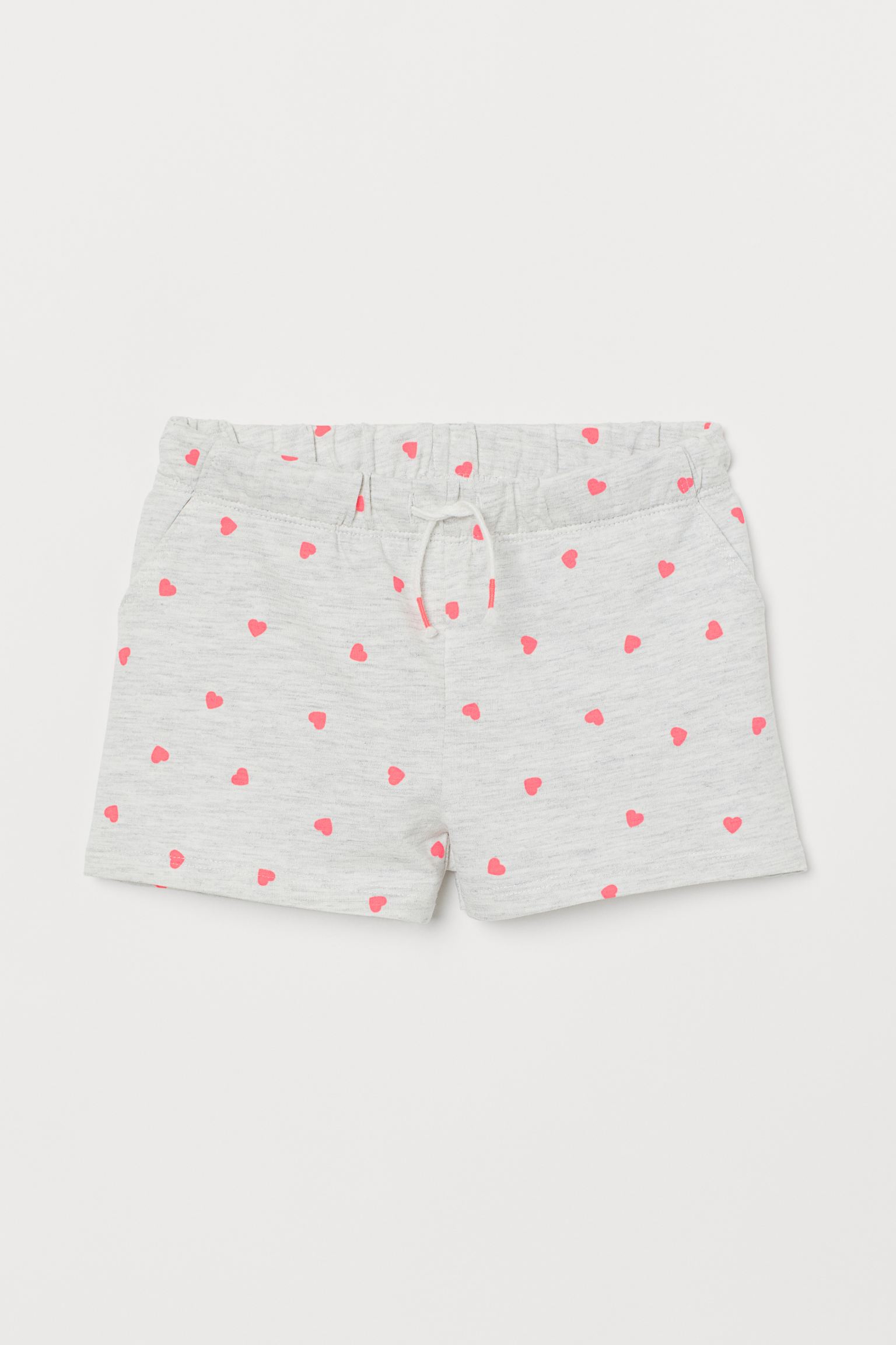 

Шорты H&M 122см светло серый сердечки 17037920710
