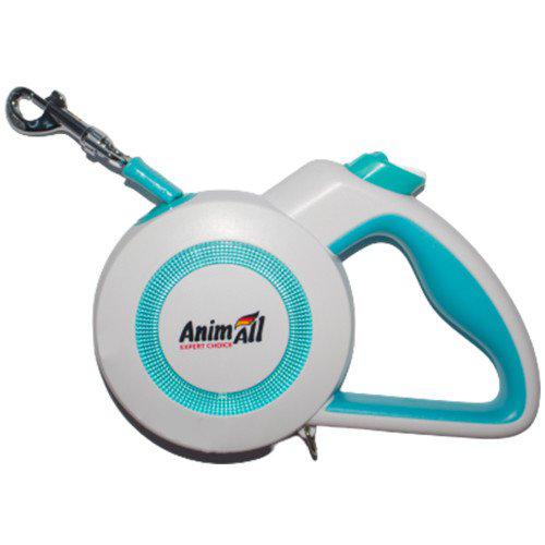 

Поводок-рулетка AnimAll Reflector для собак весом до 25 кг, 5 м, голубо-белая