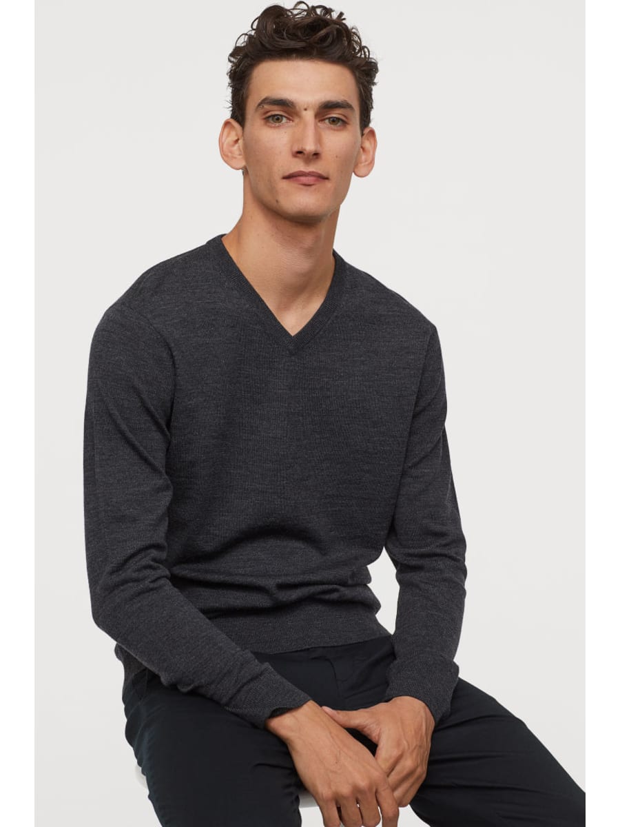 

Джемпер H&M  темно серый 3784474, Джемпер H&M S темно серый 3784474