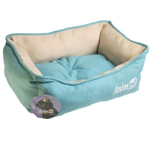 

Лежанка AnimAll Nena Velours Breeze, бежево-бирюзовый, 45×35×16