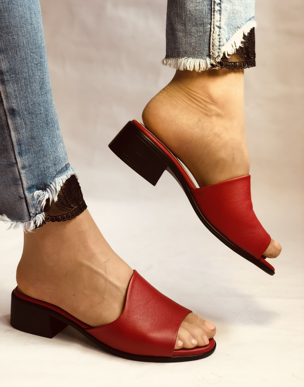 

Женские мюли Evromoda 40 Красный 2173
