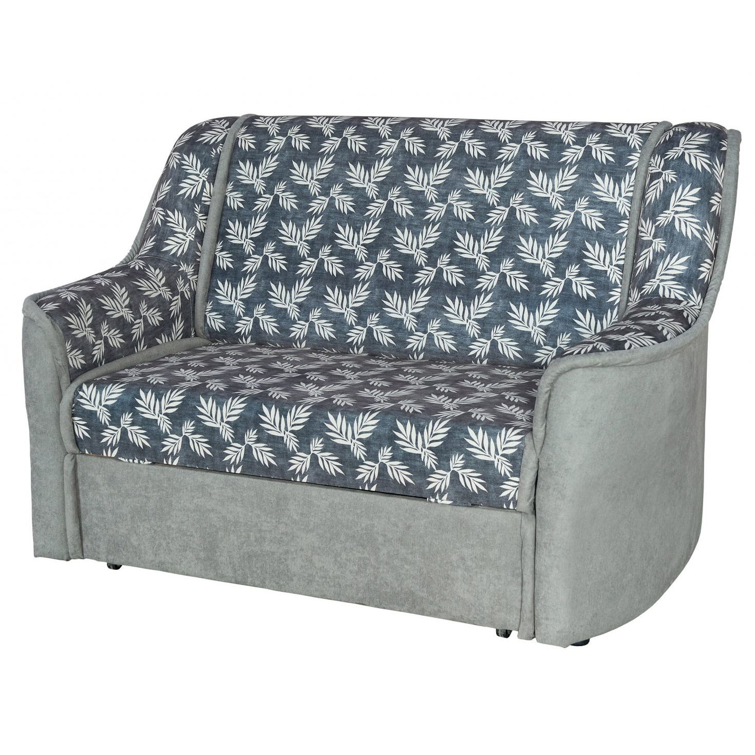 

Диван раскладной в детскую, спальню из ламинированной ДСП, ткань Рио Серый Малютка 1200 Мебель Сервис