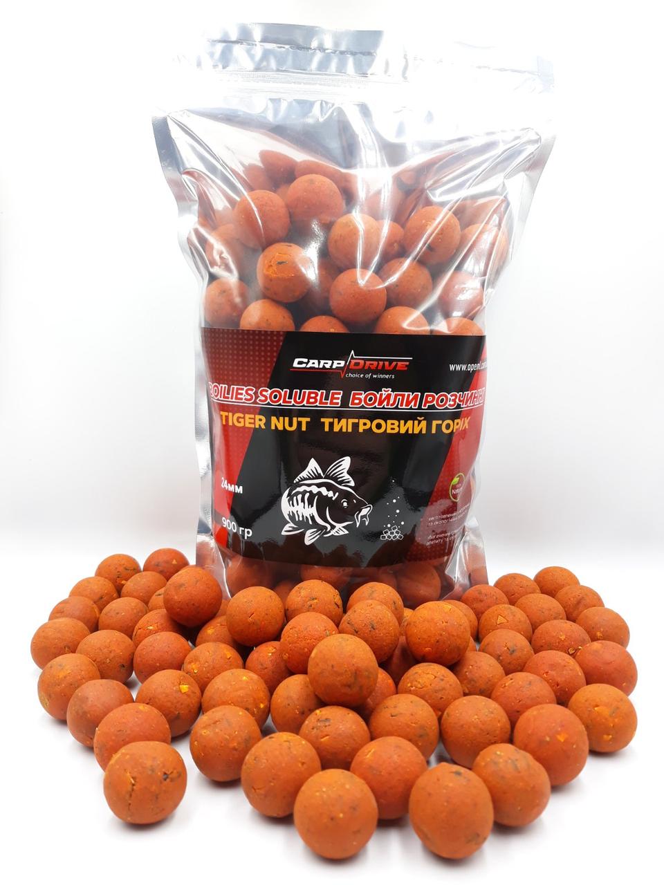 

Бойлы растворимые Тигровый орех (Tiger Nut) 24 мм 900 г