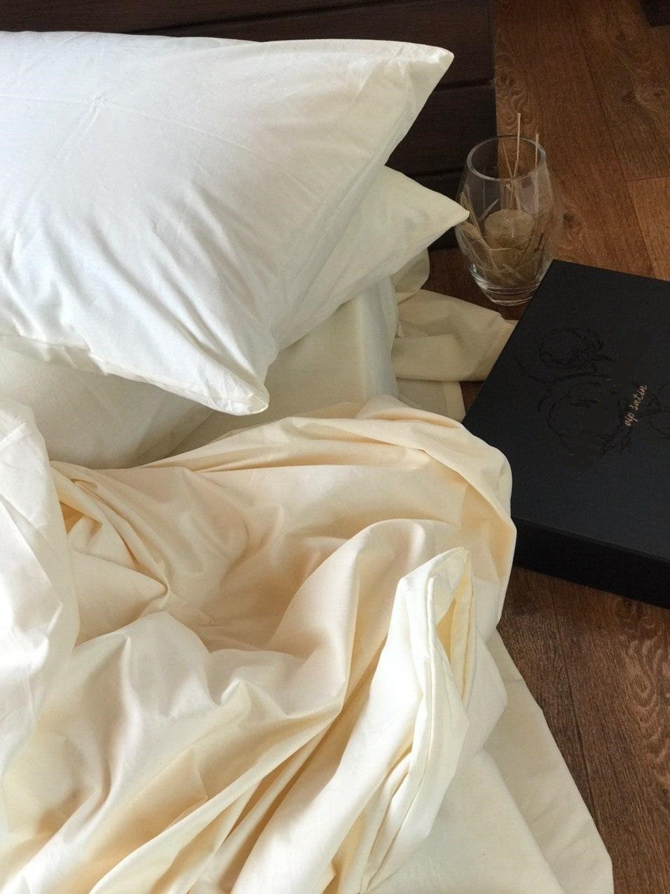 

Постільна білизна Shikardiiz "Шампань"(полотно єгипетської бавовни)-180х220, шампань