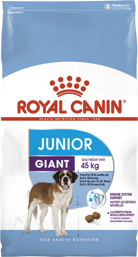 

Сухой корм Royal Canin для щенков от 8 до 18-24 месяцев Giant junior 15 кг BGL-RC-146