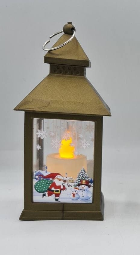 

LED новогодний декоративный светильник Дед Мороз Santa 13 см высота Коричневый (327799)