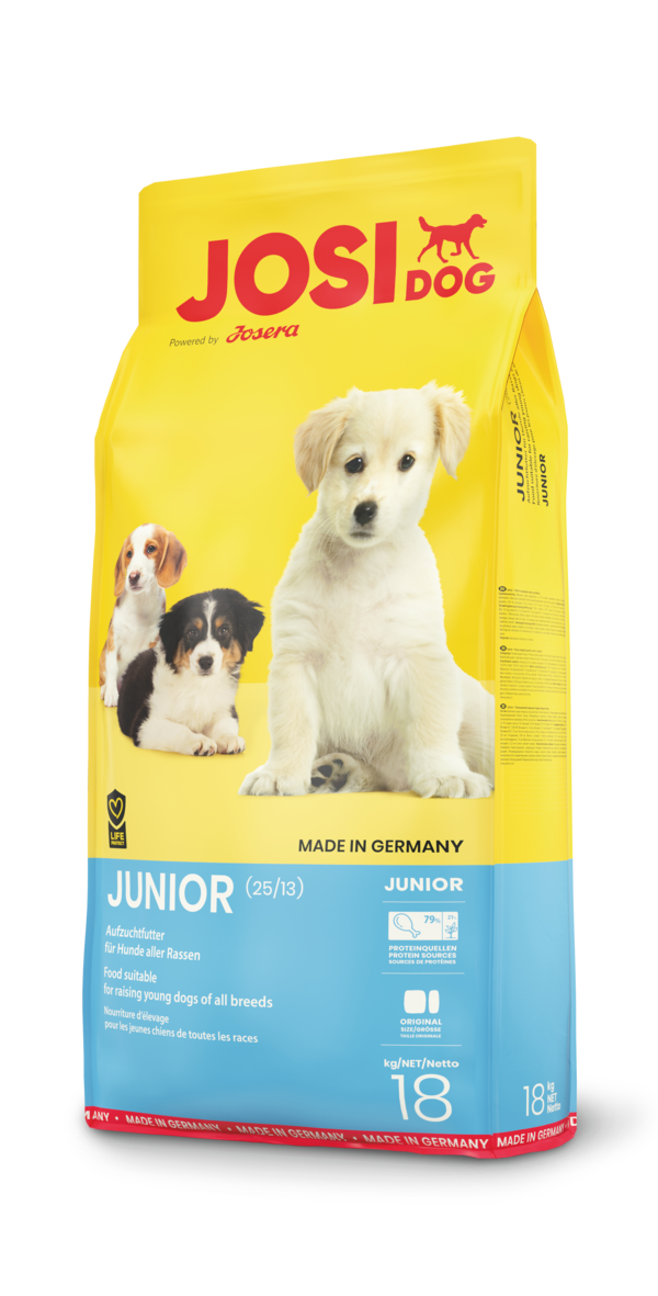 

Сухой корм Йозера для щенков и молодых собак всех пород JosiDog Junior 18 кг BGL-JO-49