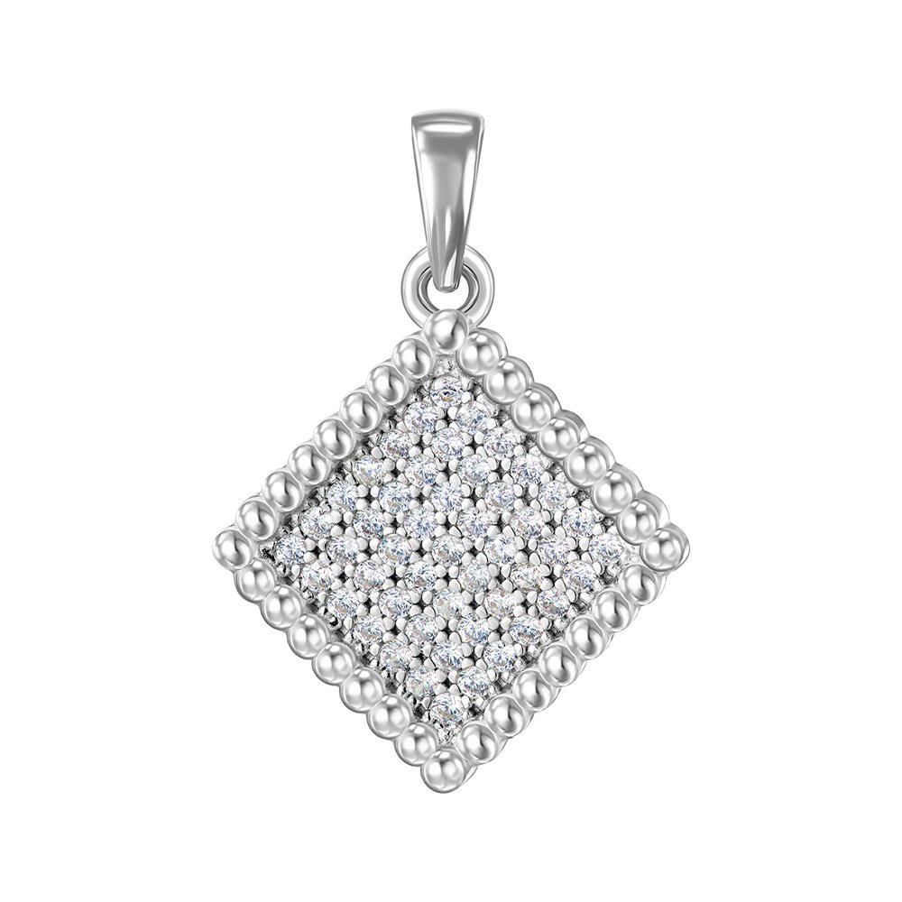 

Подвеска из серебра с фианитами 000150679