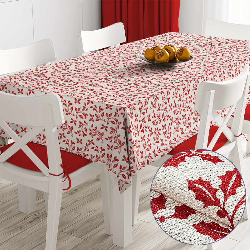 

Новогодняя скатерть Time Textile Diamir Red Красный TT161522 10 салфеток