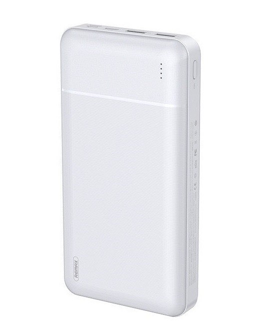 

Павербанк Remax 30000 mAh Power Bank |2xUSB/1xType-C, 2A для Android/iOS white