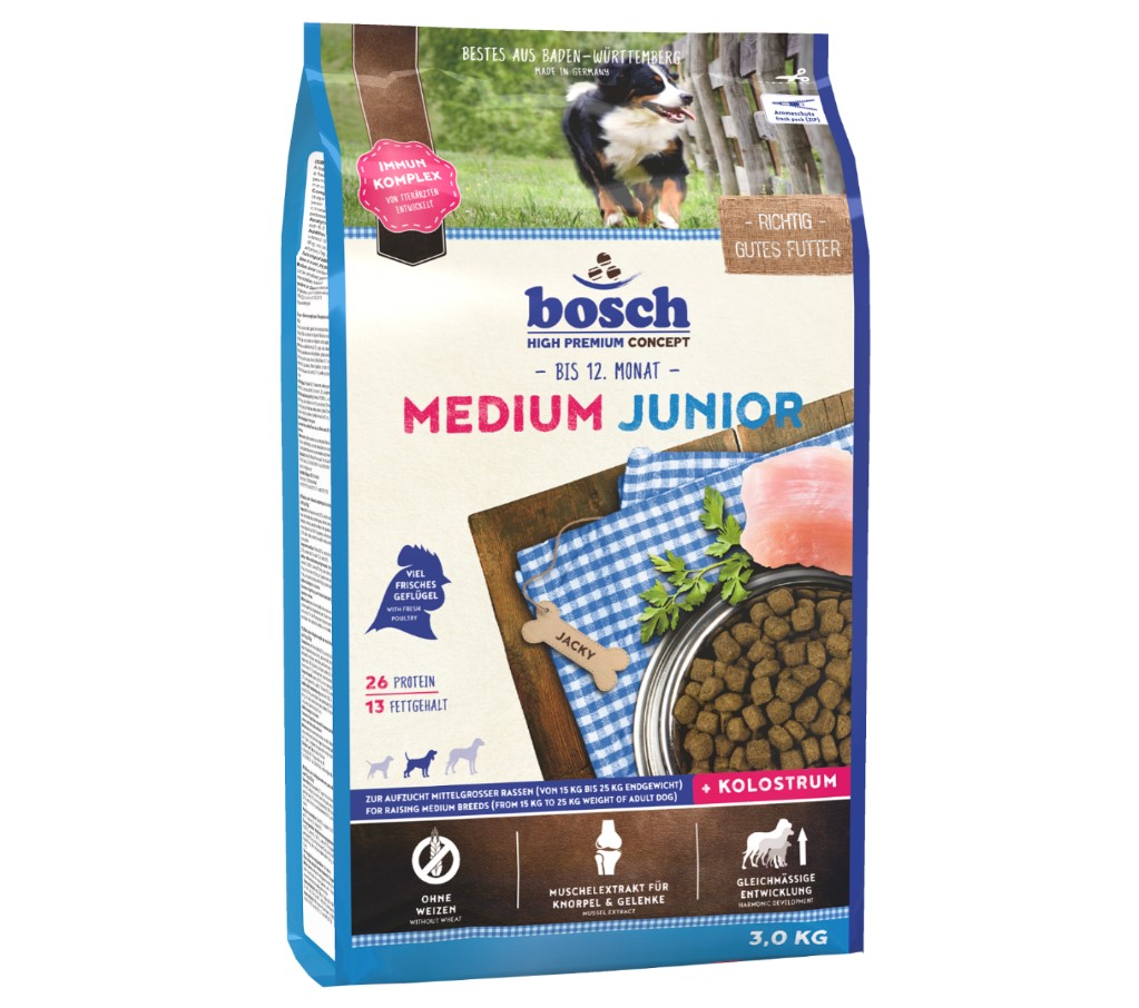 

Сухой корм для щенков средних пород Bosch Junior Medium 3 кг Bosch BGL-BO-53