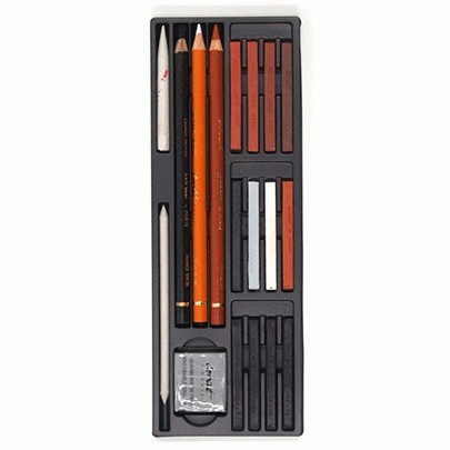 

Набор для эскизов "Sketching set" Conte a Paris, карандаши, мелки