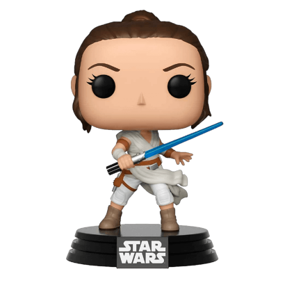 

Фигурка FUNKO POP! Bobble Star Wars Ep 9 Rey White Новый