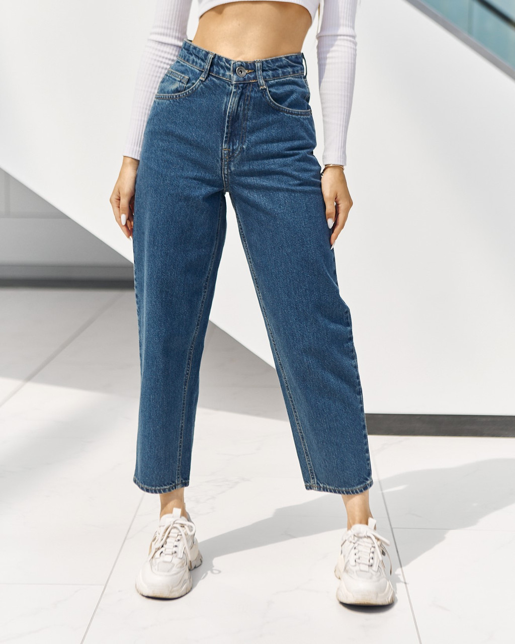 

Джинсы бананы женские синие Миранда ТУР, Джинсы бананы женские синие Миранда ТУР : S