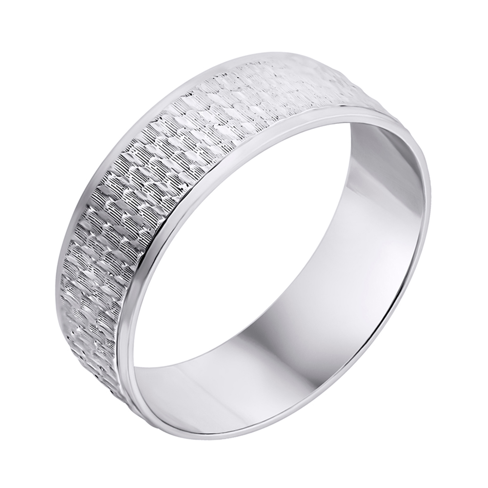 

Серебряное обручальное кольцо 000140550 19.5 размера