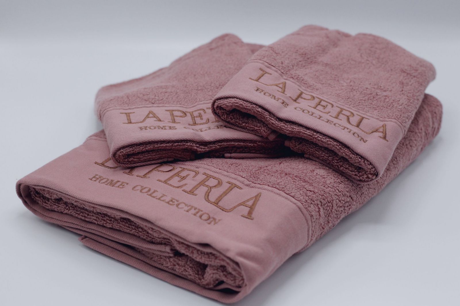 

Набор полотенец LA PERLA бургунди 35_75_2_70_140_LA PERLA4