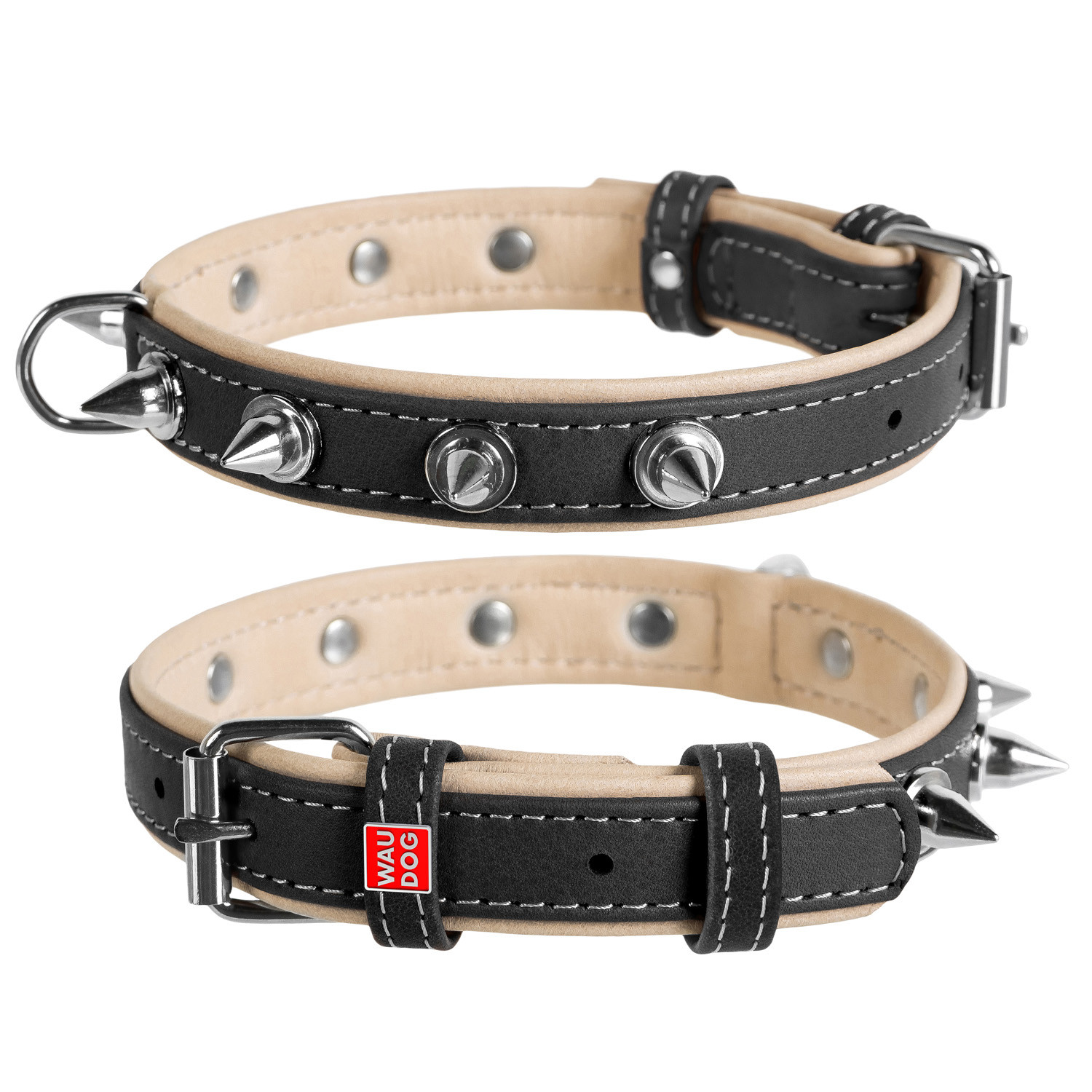 

Ошейник для собак с шипами черный SOFT WAUDOG ш. 35 мм, дл. 46-60 см WAUDOG BGL-WD-3138