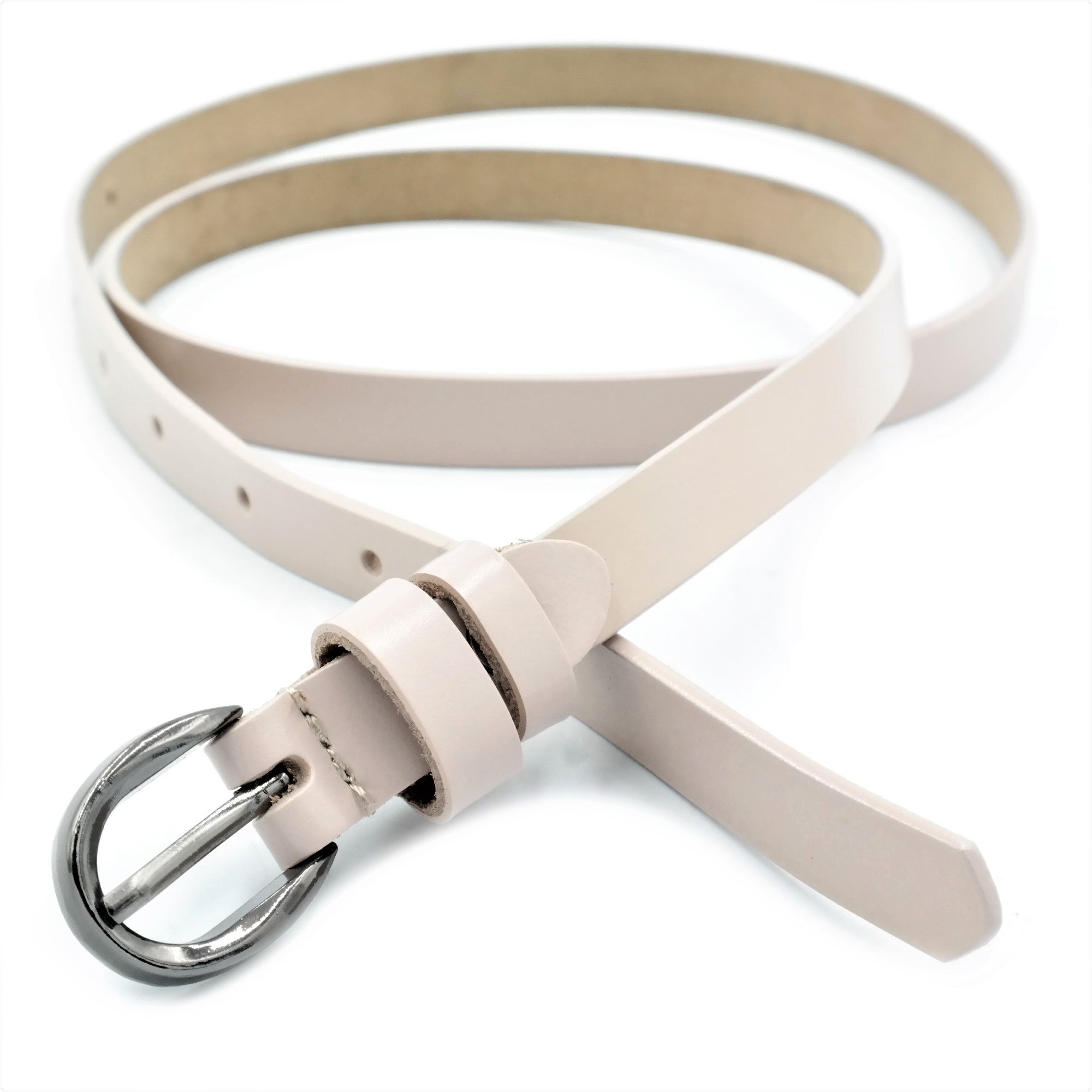 

Женский кожаный ремень Lemon nwzh-15k-19 Бежевый