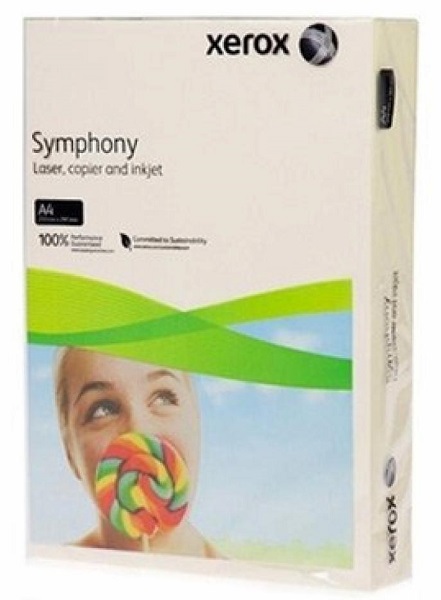 

Папір A4 80г/м², Xerox Symphony Pastel Ivory, 500арк., колір слонової кістки (003R93964)