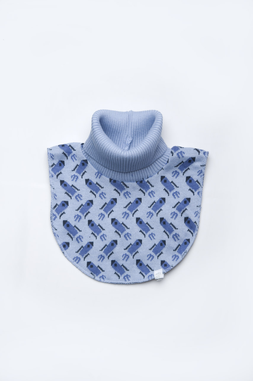 

Шарф Модный карапуз 46-54 блакитний з фіолетовим 03-01157-0