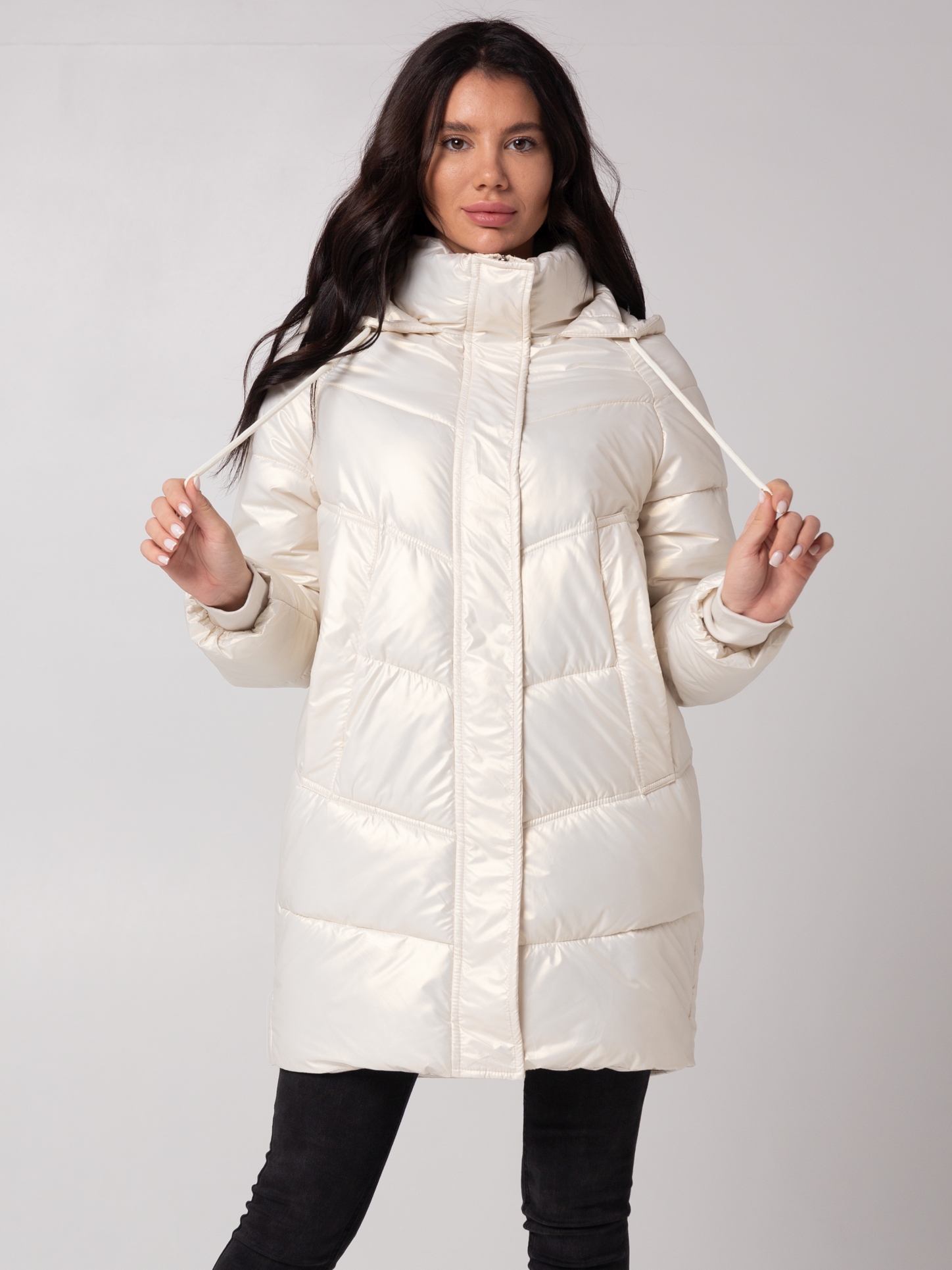 

Куртка White Fox IB7890white  Белая, Куртка White Fox IB7890white M Белая