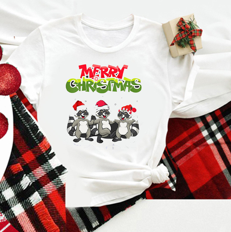 

Футболка Love&Live Raccoons Christmas-2 LLP01368 146 см Белая