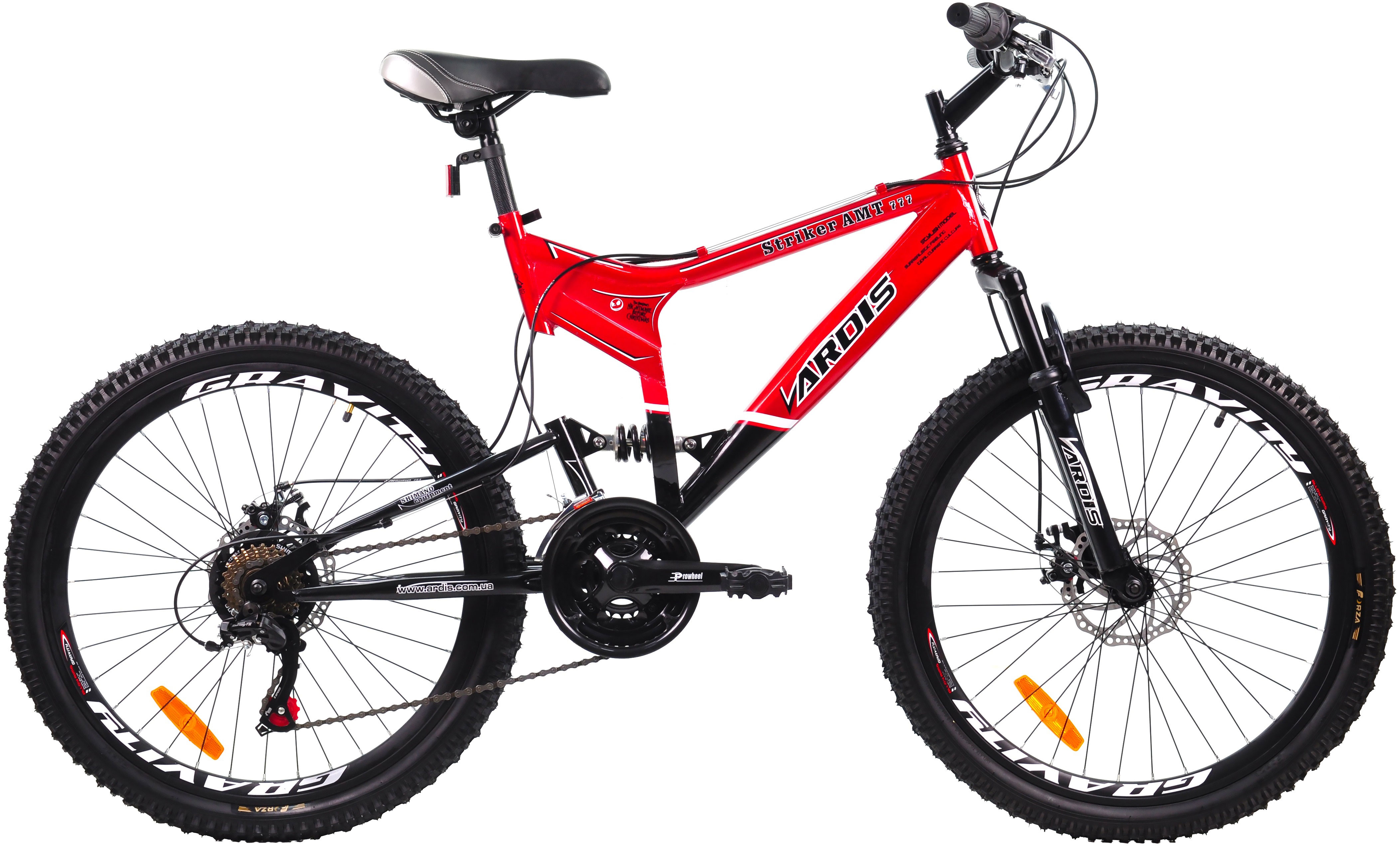 

Велосипед Ardis Striker 777 24" 15" 2019 Красно-черный (06102)