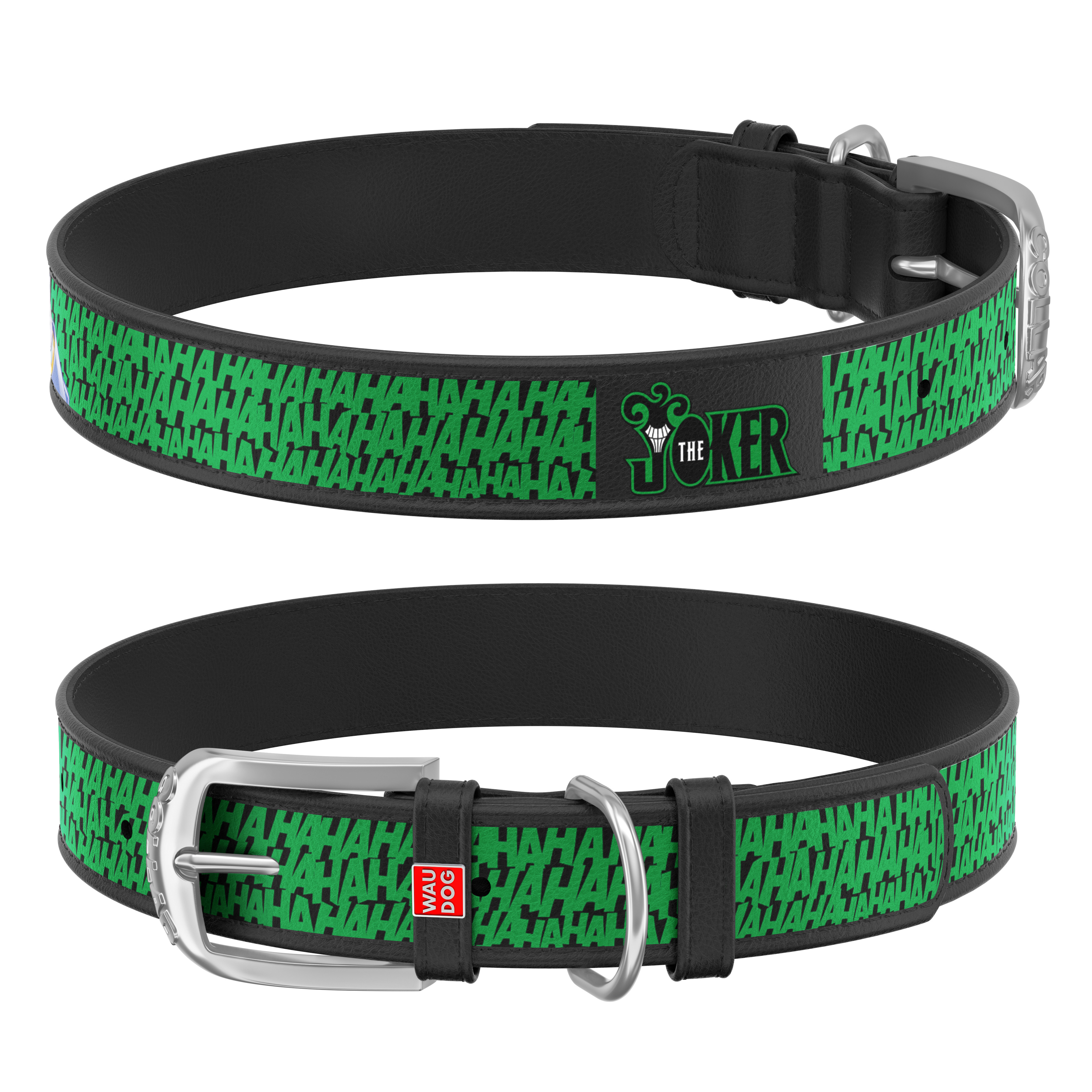 

Ошейник для собак с рисунком Джокер черный Design WAUDOG ш. 25 мм, дл. 38-49 см WAUDOG BGL-WD-4414