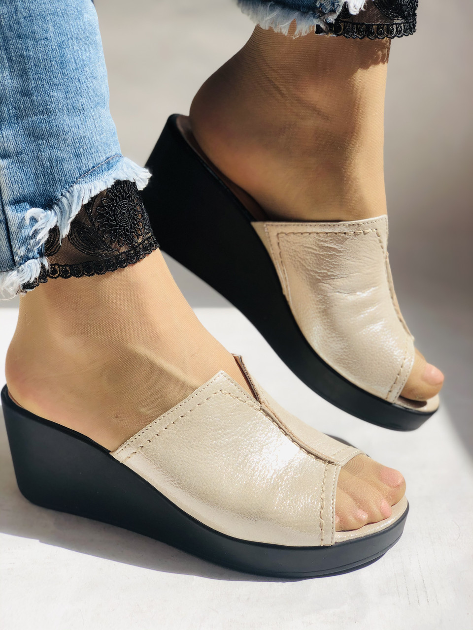 

Женские сабо Donna Ricco 37 Бежевый 2170