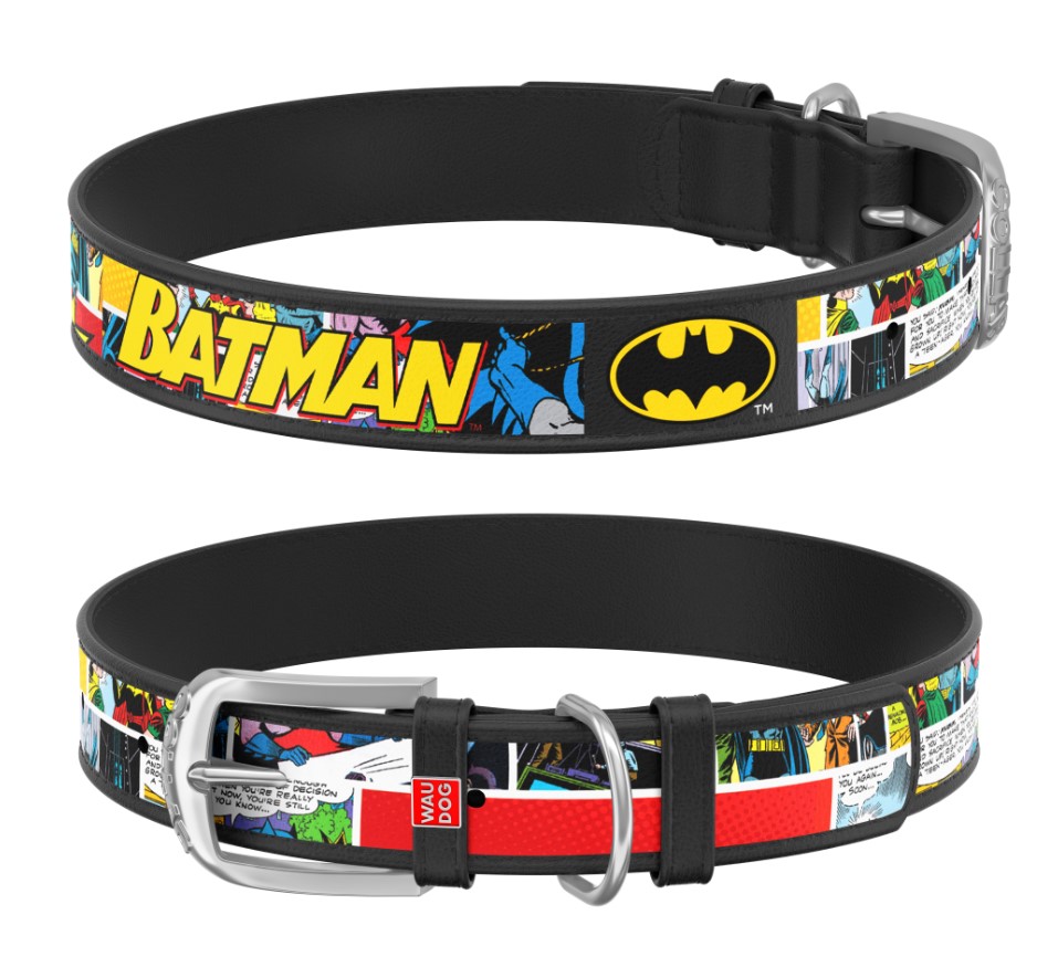 

Ошейник для собак с рисунком Бэтмен1 черный Design WAUDOG ш. 20 мм, дл. 30-39 см WAUDOG BGL-WD-4437