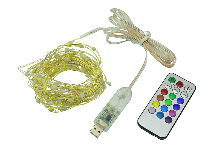 

Светодиодная гирлянда Foton USB SMART, 100 светодиодов, IP68 с пультом управления 2107801