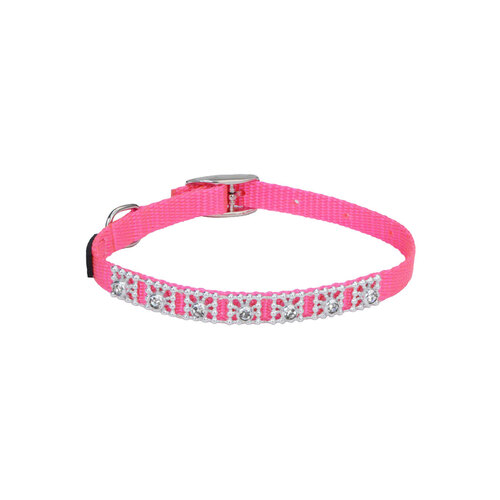 

Ошейник для собак неоново-розовый Lit"l Jeweled дл. 20 см - ш. 0.8 см Coastal BGL-CS-651