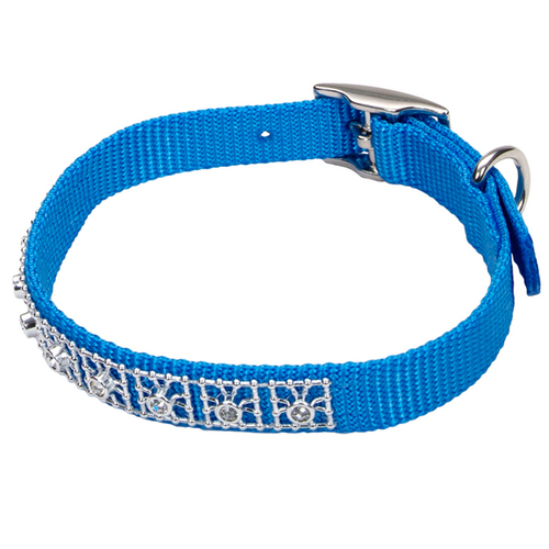

Ошейник для собак голубой Jeweled дл. 25 см - ш. 1 см Coastal BGL-CS-647