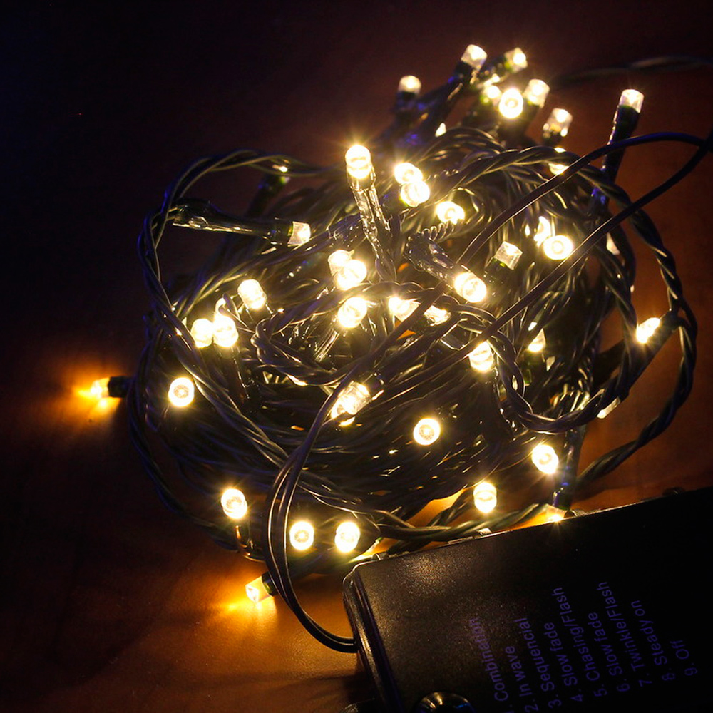 

Светодиодная гирлянда-нить SH Lights 200 теплых белых светодиодов 20 м LD200-GWW-BO (4690601045461)