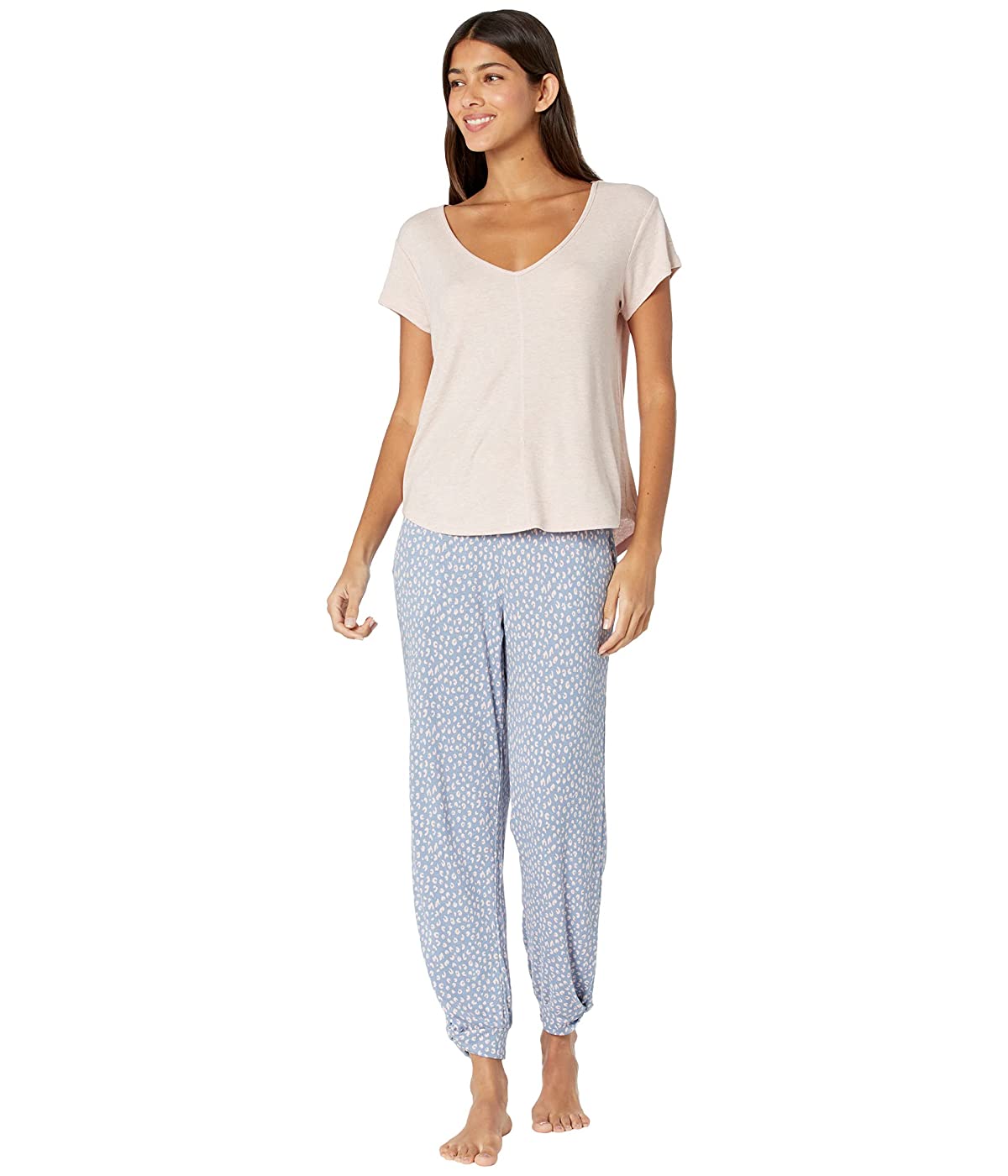 

Пижама Splendid Tee and Joggers Set Pink Heather/Swish Dot Country Blue,  (42, Пижама Splendid Tee and Joggers Set Pink Heather/Swish Dot Country Blue, XS (42)