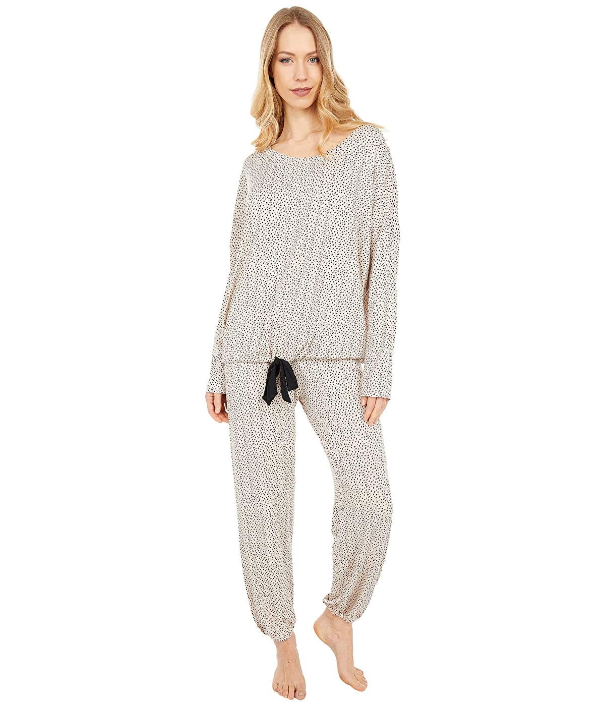 

Пижама Eberjey Gisele Printed - The Slouchy Set Antique Rose/Black, XL (50)
