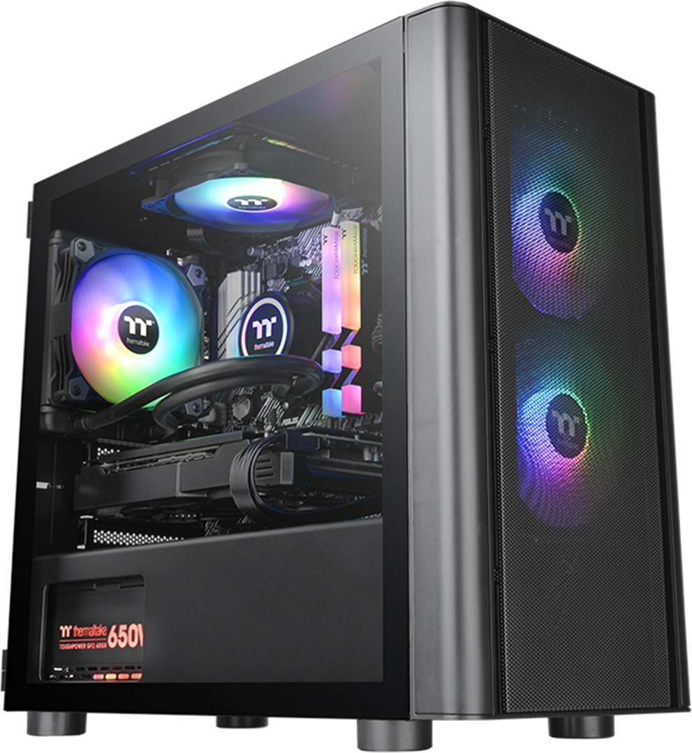 

Корпус Thermaltake V150 TG Black ARGB Breeze (CA-1R1-00S1WN-02)