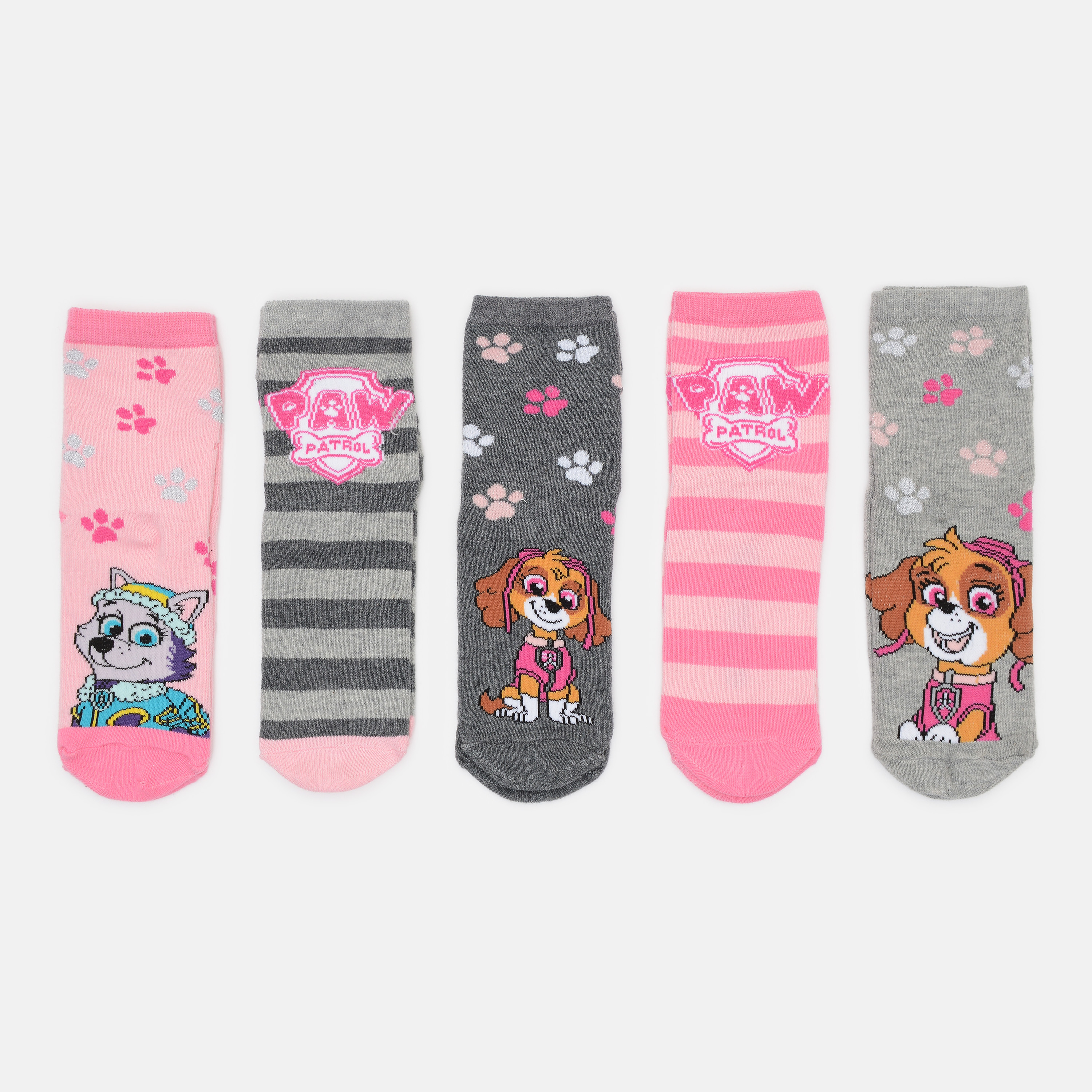 

Набор носков C&A 1509-418-04-79892-301 - 5 пар Розовый/Серый, Набор носков C&A 1509-418-04-79892-301 27-30 5 пар Розовый/Серый