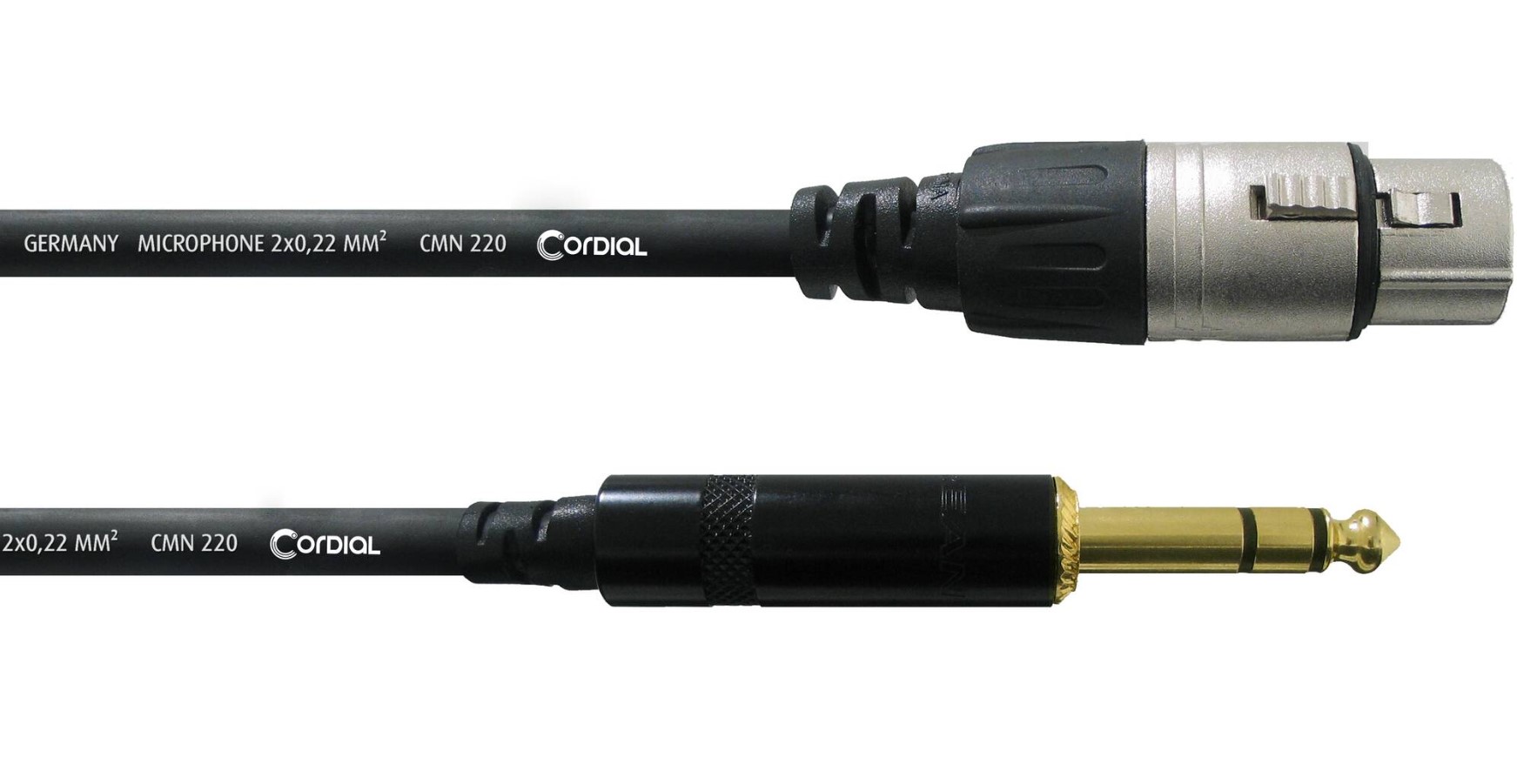 

Балансный аудио кабель Jack 6.3 — XLR 3м Cordial CFM 3 FV