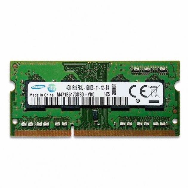 

Оперативная память Samsung 4 GB SO-DIMM DDR3L 1600 MHz (M471B5173DB0-YK0)