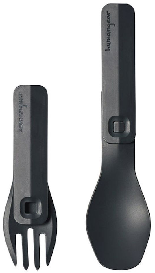

Набор приборов для еды Humangear GoBites Click Gray (022.0086)