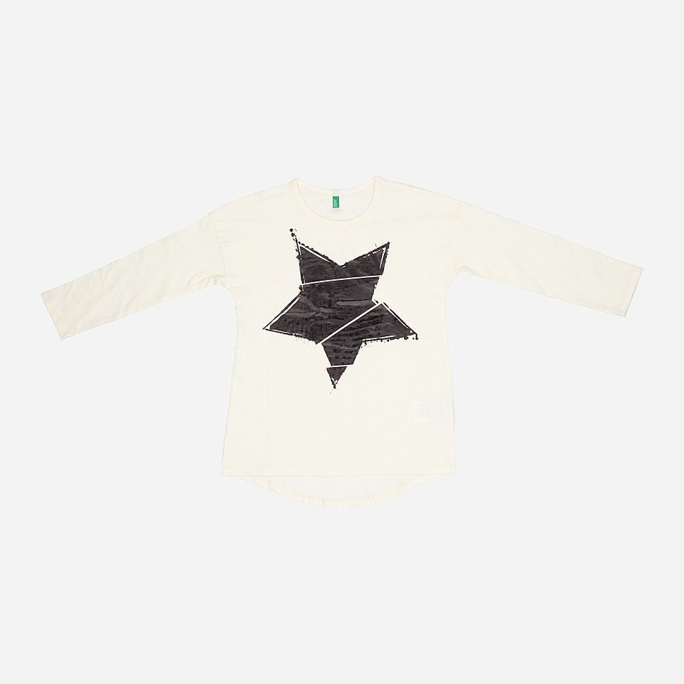 

Футболка с длинными рукавами United Colors of Benetton chl07900008 160 см Белая