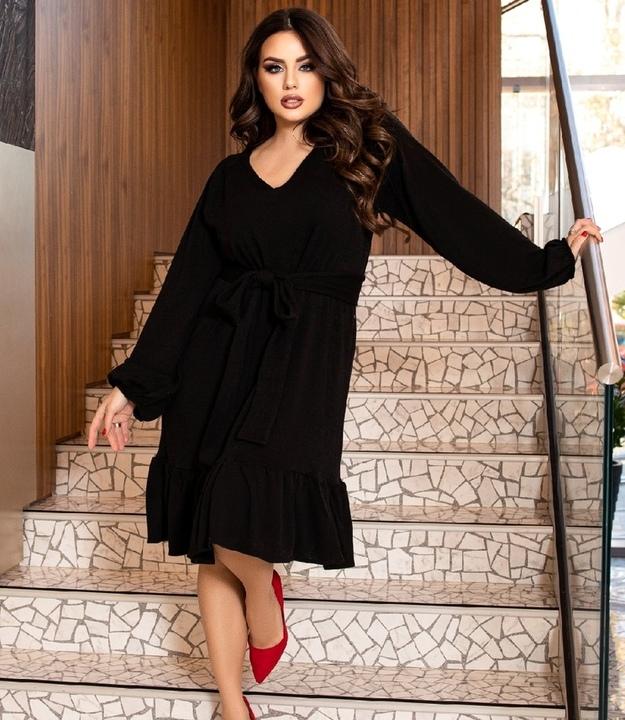 

Платье G&M k-87854 - Размер цвет черный, Платье G&M k-87854 50-52 Размер цвет черный