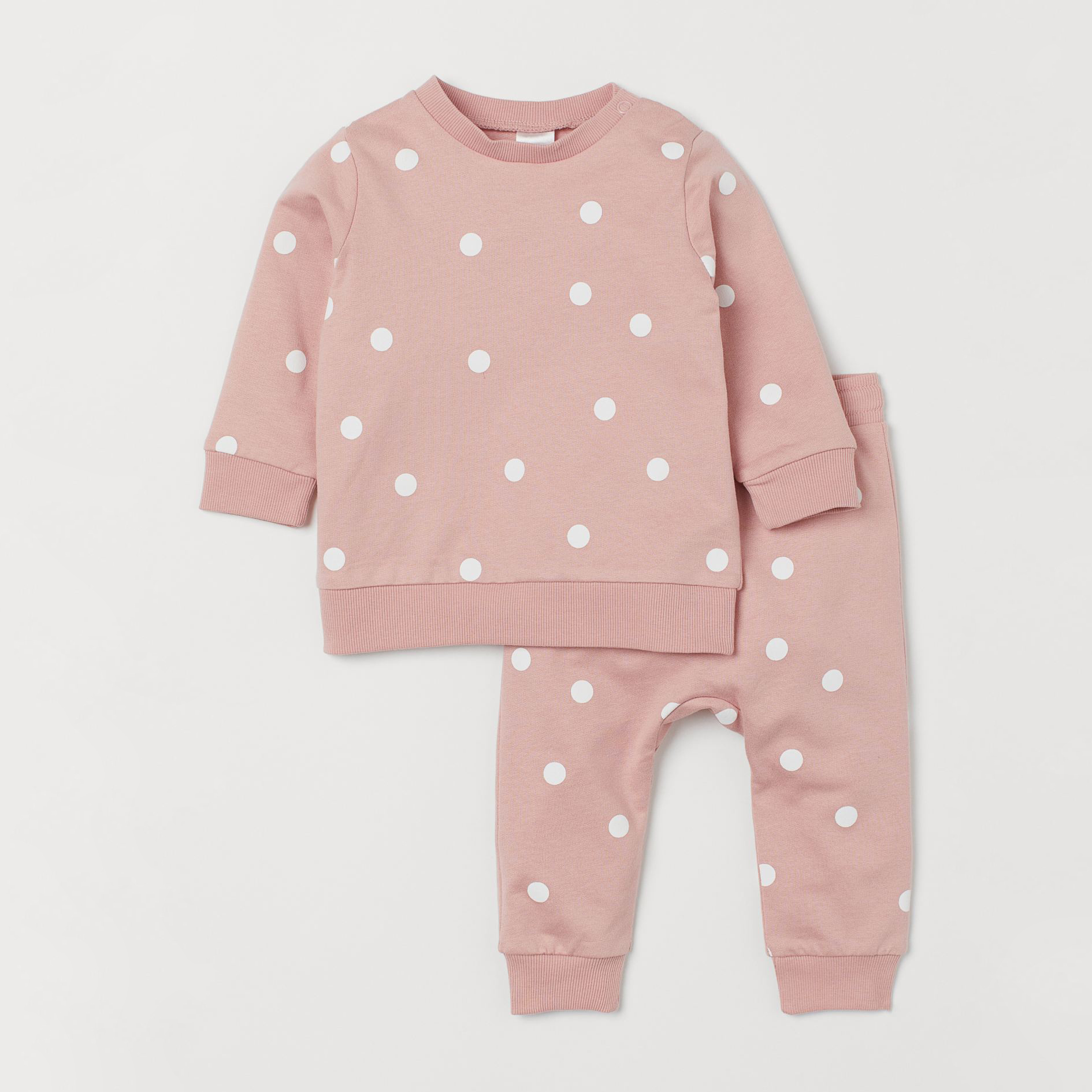 

Комплект (свитшот + штаны) H&M chl03800149 74 см Розовый
