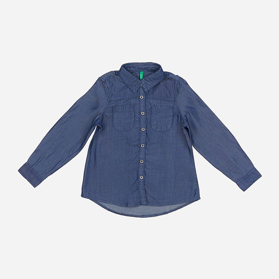 

Рубашка United Colors of Benetton chl03800083 90 см Синяя