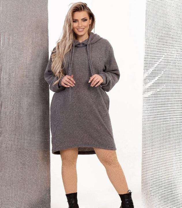 

Платье-туника G&M k-87071 - Размер цвет графит, Платье-туника G&M k-87071 52-54 Размер цвет графит