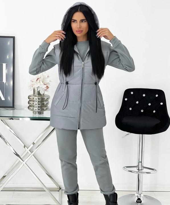 

Костюм тройка G&M k-85657 - Размер цвет серый, Костюм тройка G&M k-85657 42-44 Размер цвет серый